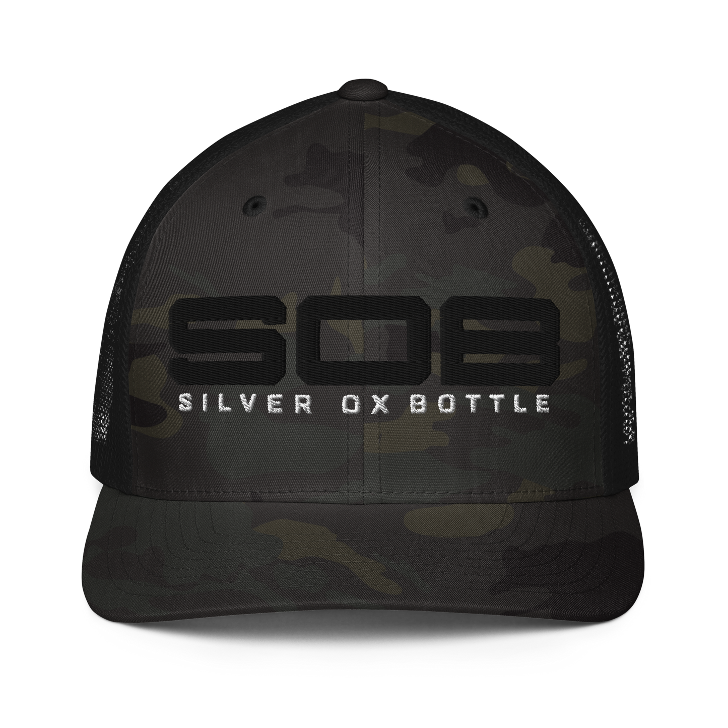 Closed-back trucker cap