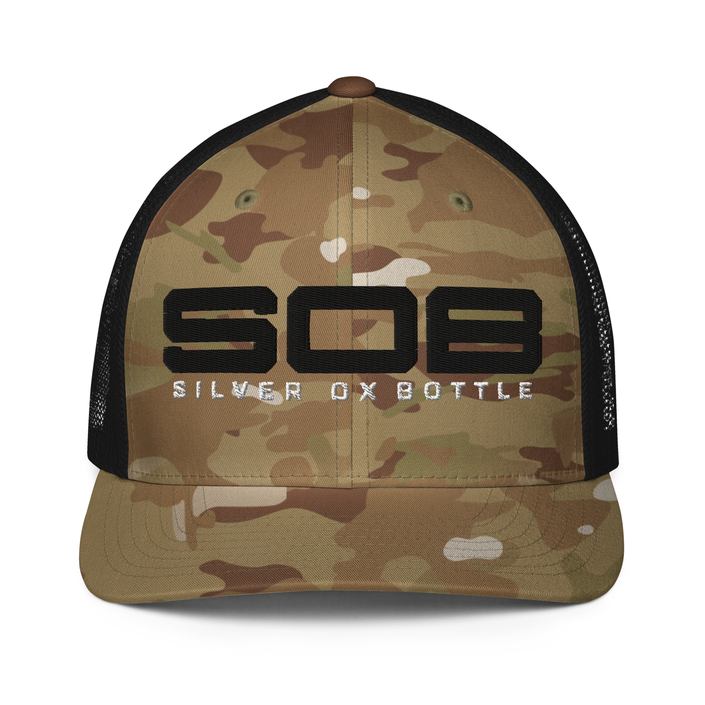 Closed-back trucker cap